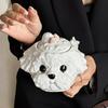 3D Cute Cloud Puppy Ceramic Mug With Handle And Lid Cartoon Dog Shaped  Porcelain Coffee Cup 530ML