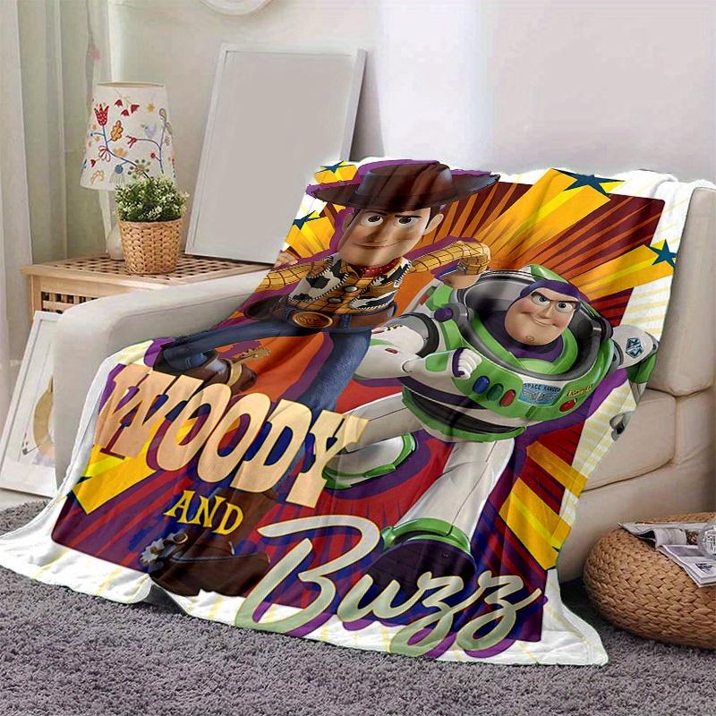 1pc, Cozy Woody and Buzz Home Decor Blanket: A Perfect Gift for Bedroom, Living Room, Travel, Camping, Car
