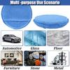 Microfiber Wax Applicator Pads, Car Wax Applicator With Finger Pocket, Buffing & Detail Polishing Foam Pads For Car Cleaning And Fine Polishing (5