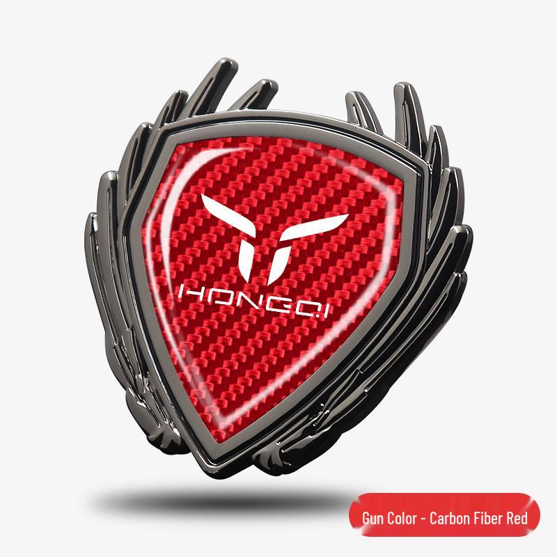 Hongqi Tiangong 05/06/08 EH7 Metal Wing Emblem Car Body Window Decorative Sticker