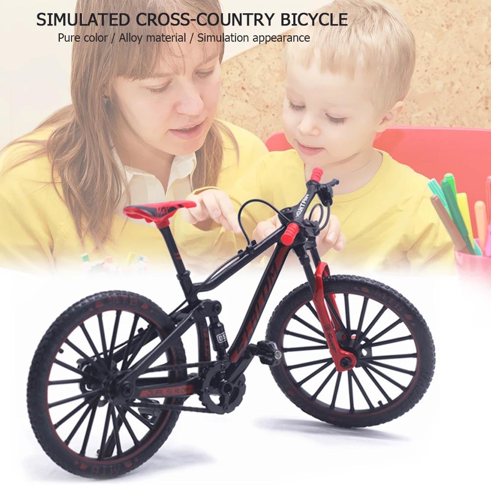Collection Toys Diecast Metal Mini Bicycle Model Racing Bike Toy Mountain Bike Toy Road Bike Model