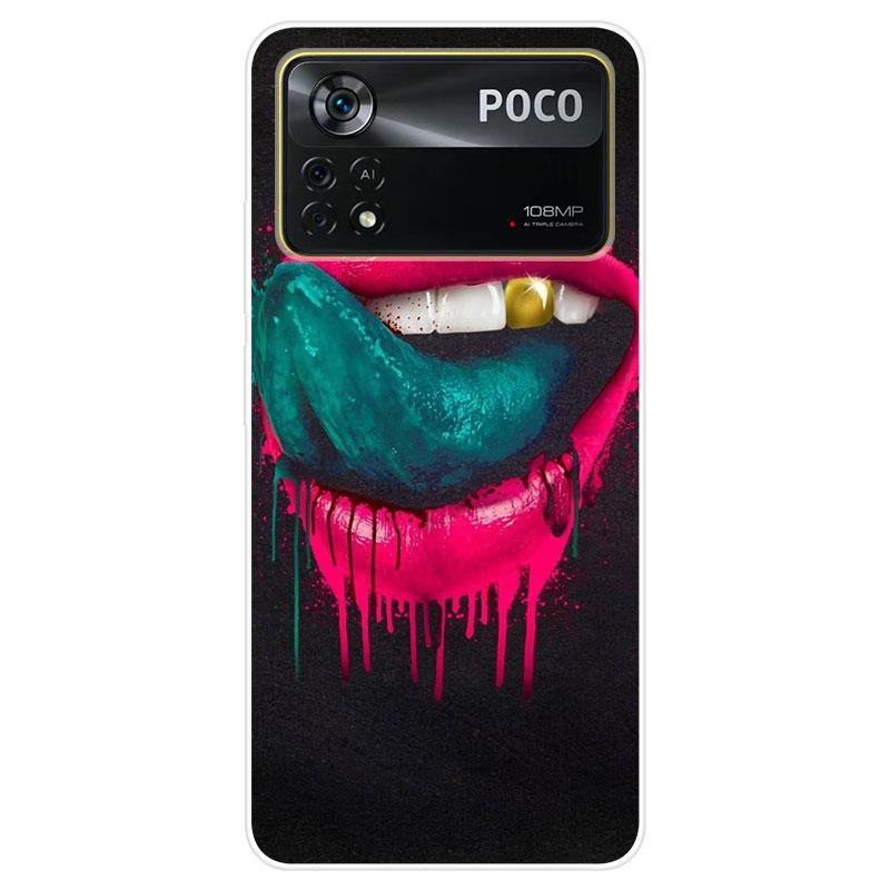For Xiaomi Poco X4 Pro 5G PocoX4 Pro 5G Case Soft Silicone Back Cover Cartoon Phone Case Fashion