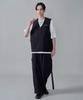 WEGO Tailored Pocket Zipper Size Summer Perfect Gift Men's Vest, F, Black, Outerwear,
