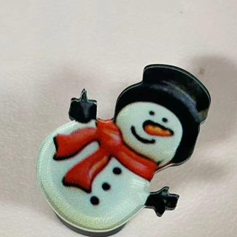 Pack of 4 Christmas Snowman Knob Covers Cabinet Knob Decorations Set for Festival Cabinet Decoration In Kitchen & Bedroom