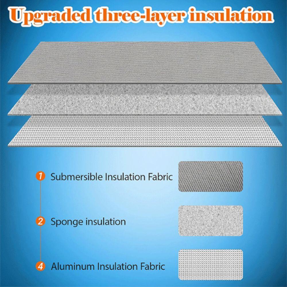 Foam Texture AC Insulated Hose Cover Insulated AC Duct Insulation Wrap  Air Conditioner Parts