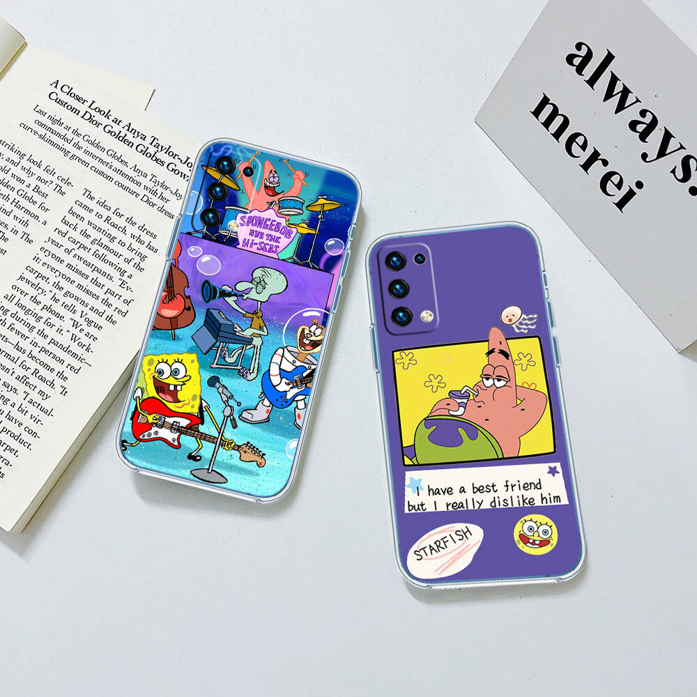 SpongeBob Patrick Star Phone Case for Motorola Edge 20 30 S30 40 50 Fusion Lite Plus Pro Neo Ultra One Hyper Power Action Zoom Macro Vision