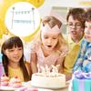 10 Set Happy Birthday Cake Decorations Glittering Glittering Star Cake Toppers Bunting Flag Banners for Boys Girls Party