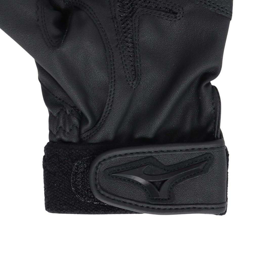 MIZUNO Defensive Gloves High School Baseball Rules JL Black x Black Baseball/Softball Jr. Left-Handed, Compliant, 1EJEY320, Size,