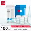 Deli 228ml Disposable White Paper Cups, 500 Count