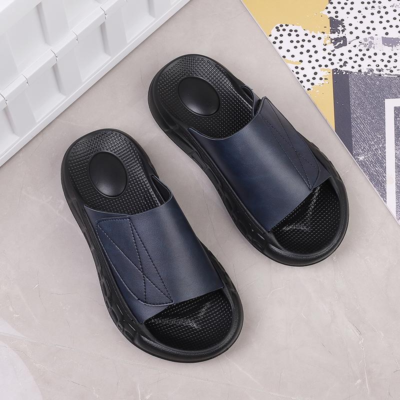 Fashion Slippers Men Wear-Resistant Outdoor Non-slip Comfortable Fashion Lightweight Platform Mens Shoes Summer Main Pantuflas Hombre