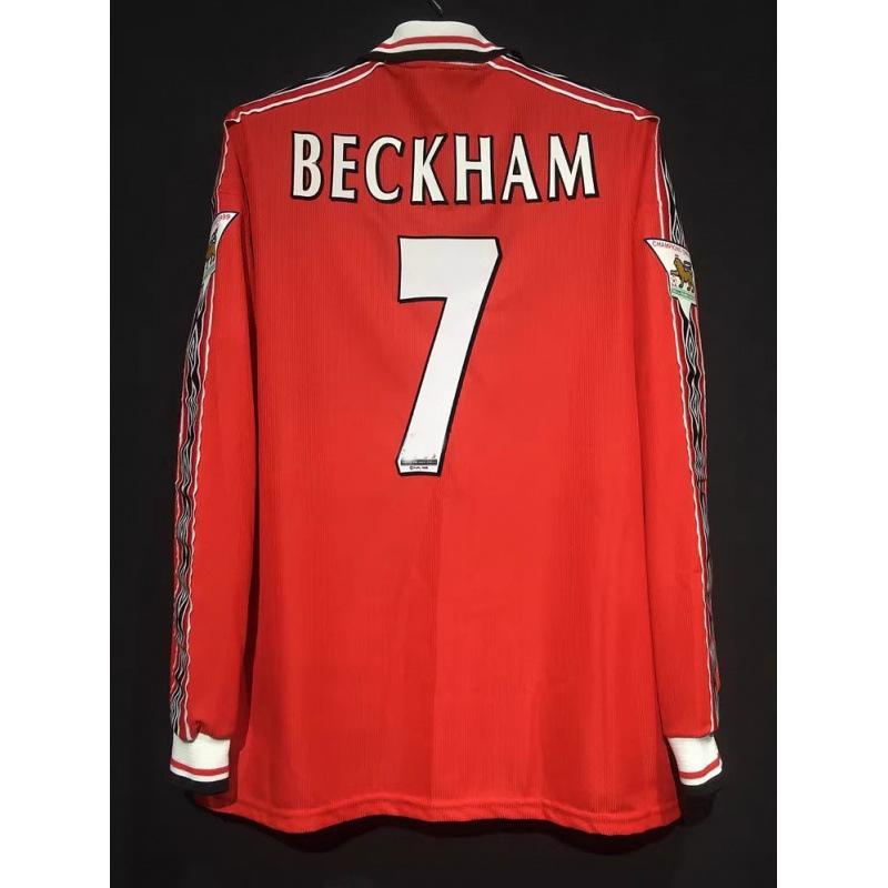 Retro Football Jersey Popular AC22 Kaka 80 Ronaldinho Manchester United Red Devils Santos 11 Source Manufacturer