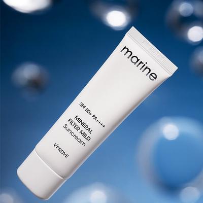 Vprove Marine Anorganische Zonnebrandcrème Milde Zonnecrème 50 ml (Spf50+Pa++++)