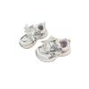 Girls' Lightweight Rhinestone Bow Sneakers - 2026 Spring/Autumn Fashion Sports Shoes