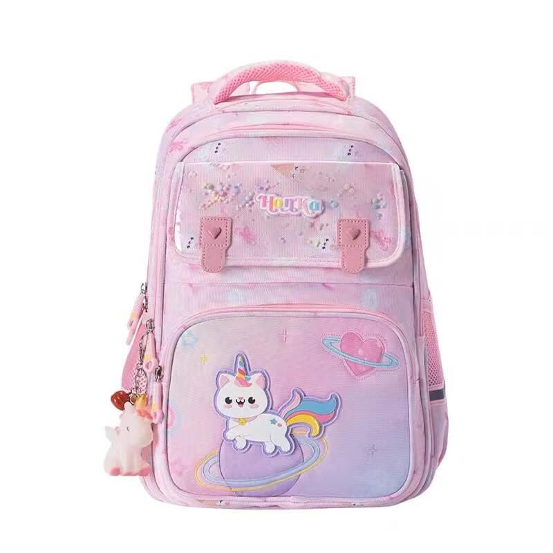Li Shen Girls Cartoon School Backpack