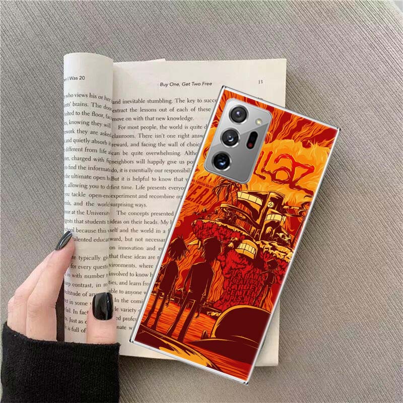 

Gorillaz Anime Phone Case For Samsung Galaxy S25 Edge S24 S23 FE S22 S26 Ultra S21 S20 S10 Plus Capa Soft Samsung S21 Plus