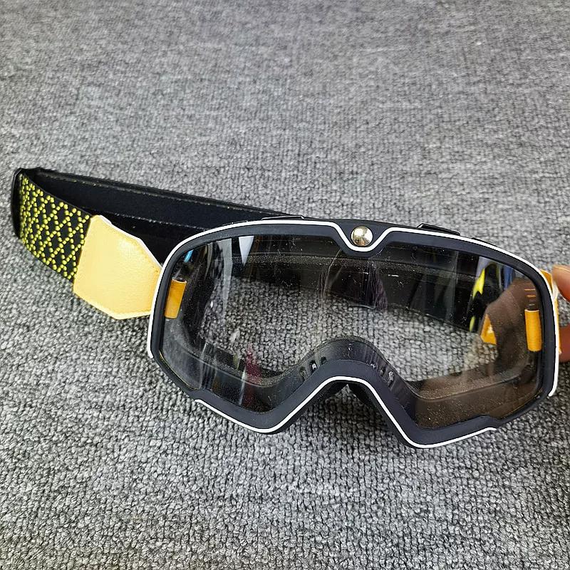 Motorcycle personalized glasses ski goggles men and women retro off-road riding locomotive windproof sand helmet goggles