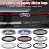 New 2026 Car Sticker ABS Car Front Grille Rear Trunk Logo Emblem Stickers For Ford Focus Mondeo Edge Ecosport Ranger Fiesta Fusi