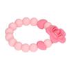 Teething Bracelet Silicone Safe Wear Resistant Flower Shape Design DIY Infant Teething Toy