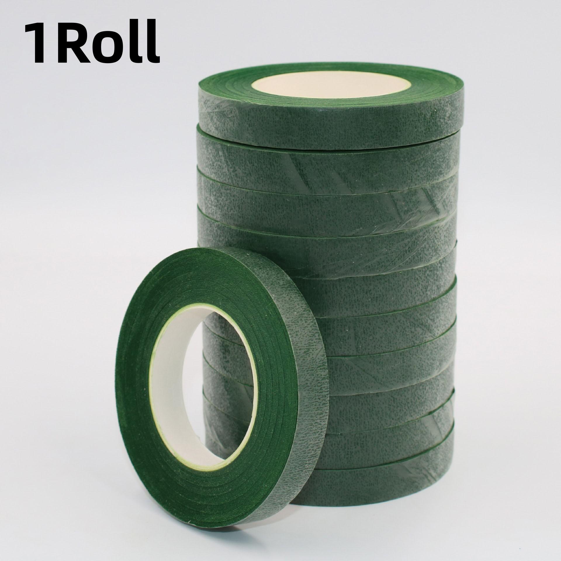 

20Yards Green Bouquet Floral Tapes Self-adhesive Wrapping Paper Tape Florist Wrapping DIY Decorative Flower Wedding Supplie