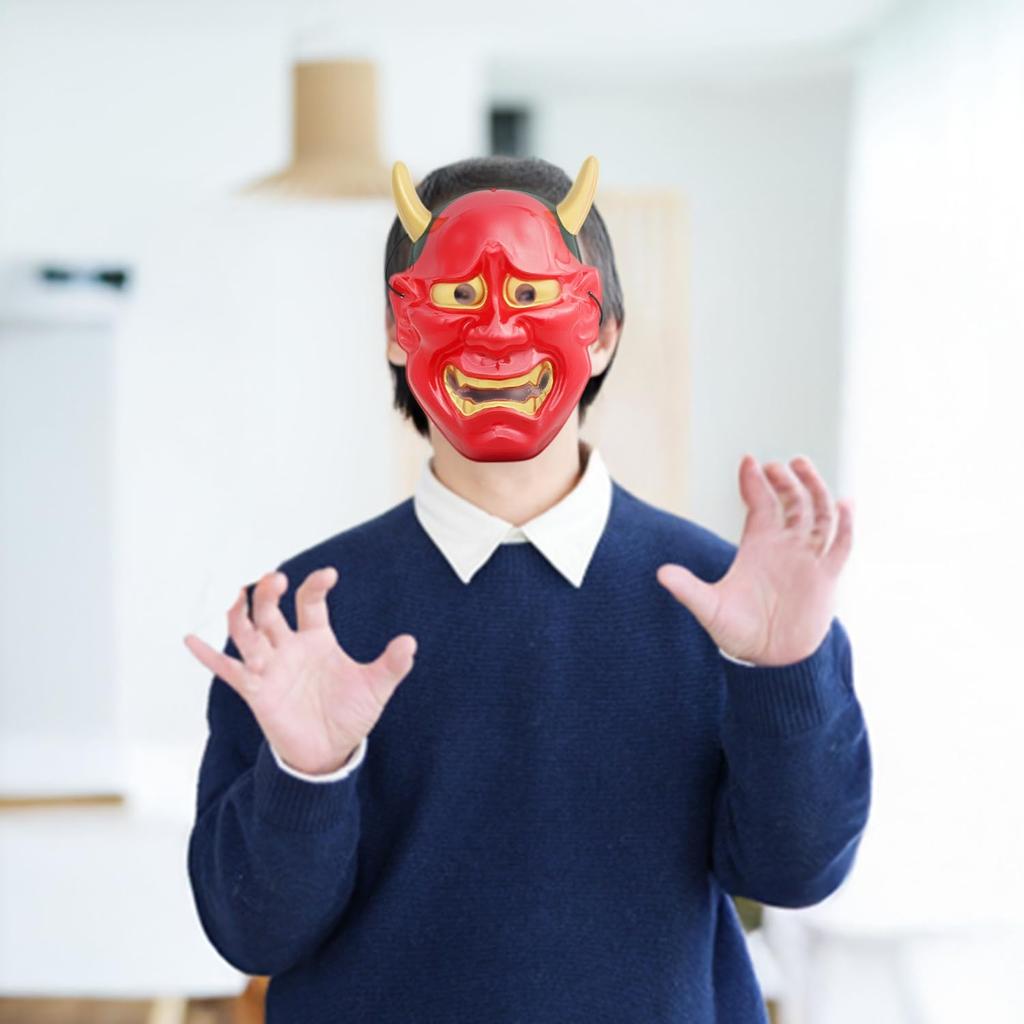 Castle Enterprises Hannya Mask Set of 16 Street and (Red) [Japanese Souvenirs, Festivals, Events, Children's Parties, Stalls, Fairs]