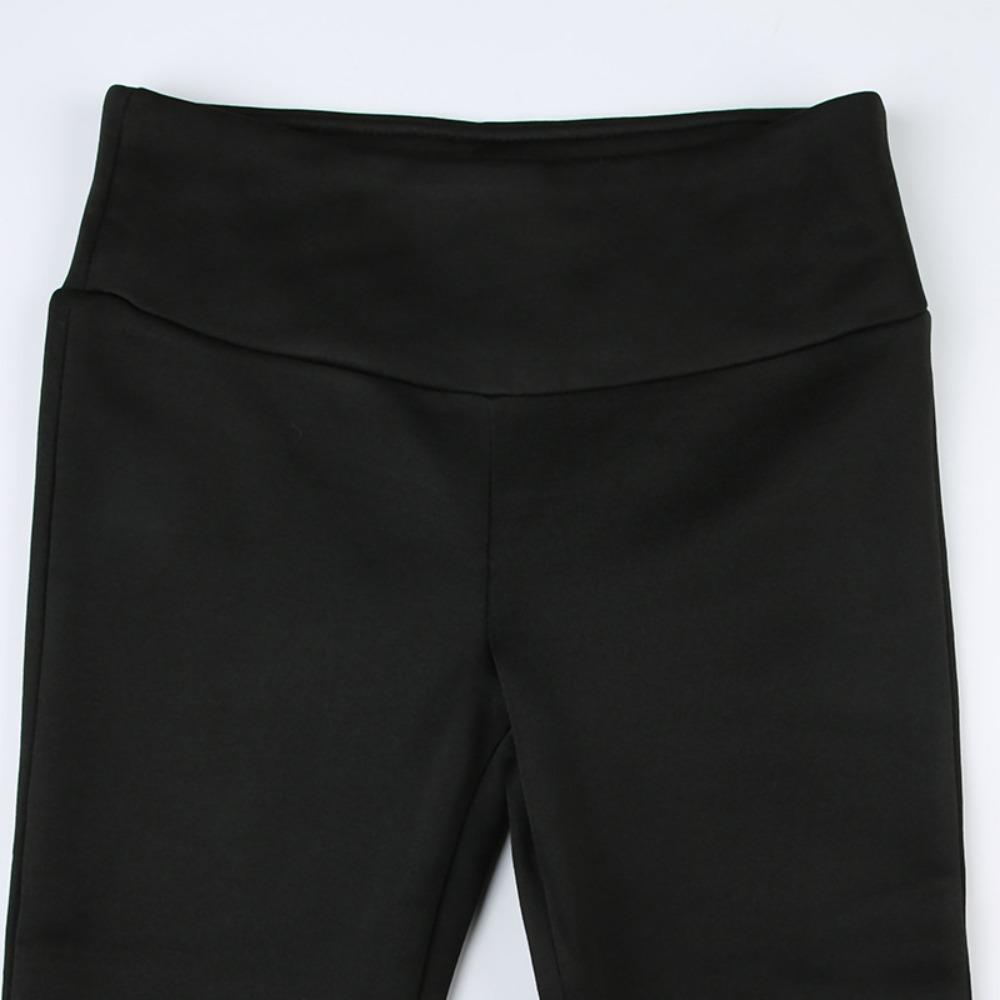 Sexy základní jednobarevné kalhoty slim s nízkým pasem, kalhoty s boot cutem, ležérní dámské kalhoty, podzim/jaro 2024, módní streetwear, dámské