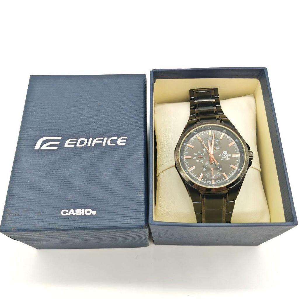 Used [Rare / complete with accessories] Casio Edifice watch EF-339BK-1A9
