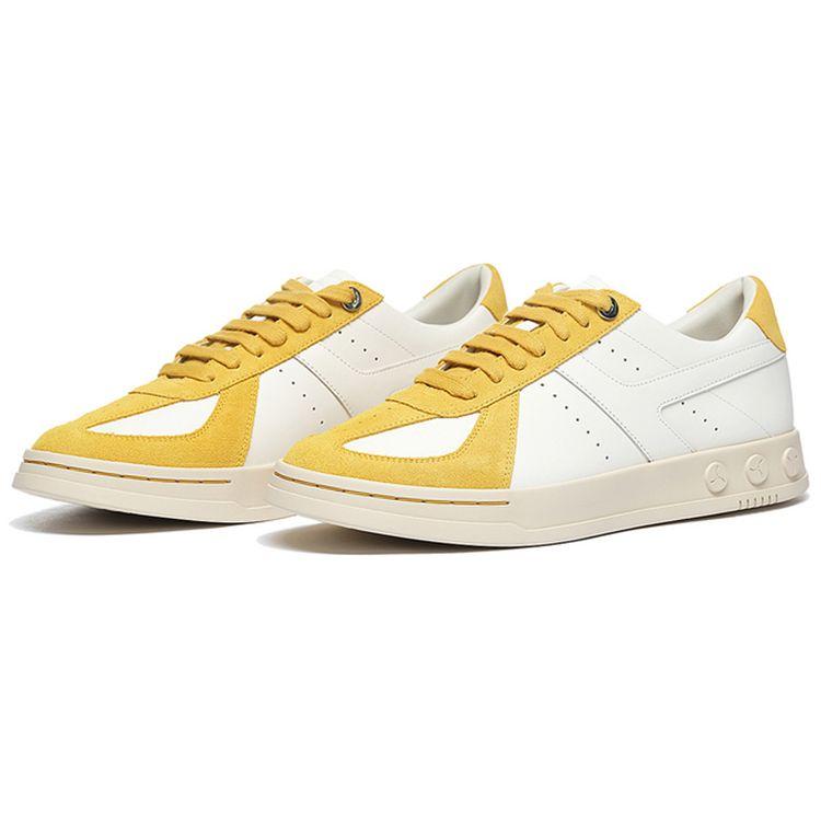 Li-Ning 1990 Classic Retro Casual Low-Top Sneakers Men Sneakers Off-White Yellow ALHS027-4