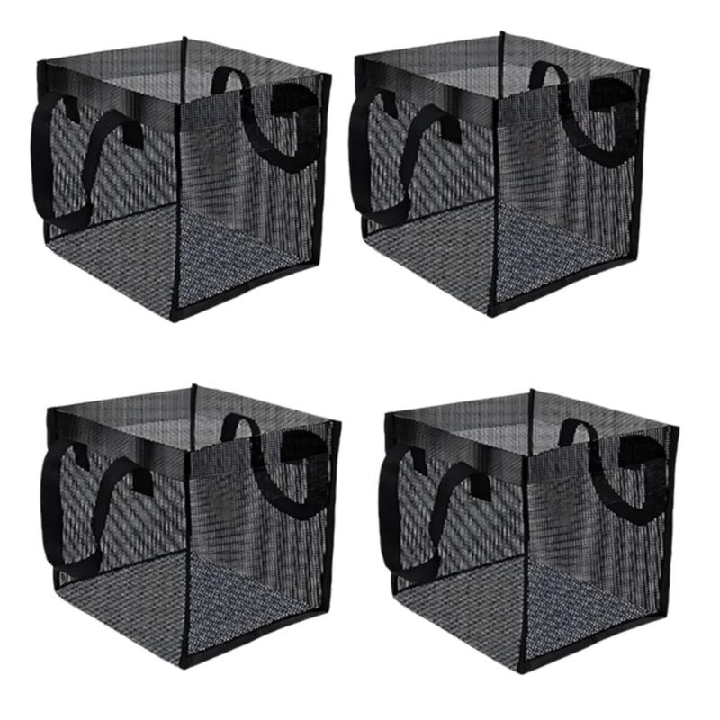 Heavy Type Meshes Plant Baskets with Stable Handle Water Garden Planting Bags for Pond and Water Gardens