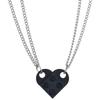 Heartshaped Jewelry Eyecatching Necklace For Trendy Couples In Vibrant Colors