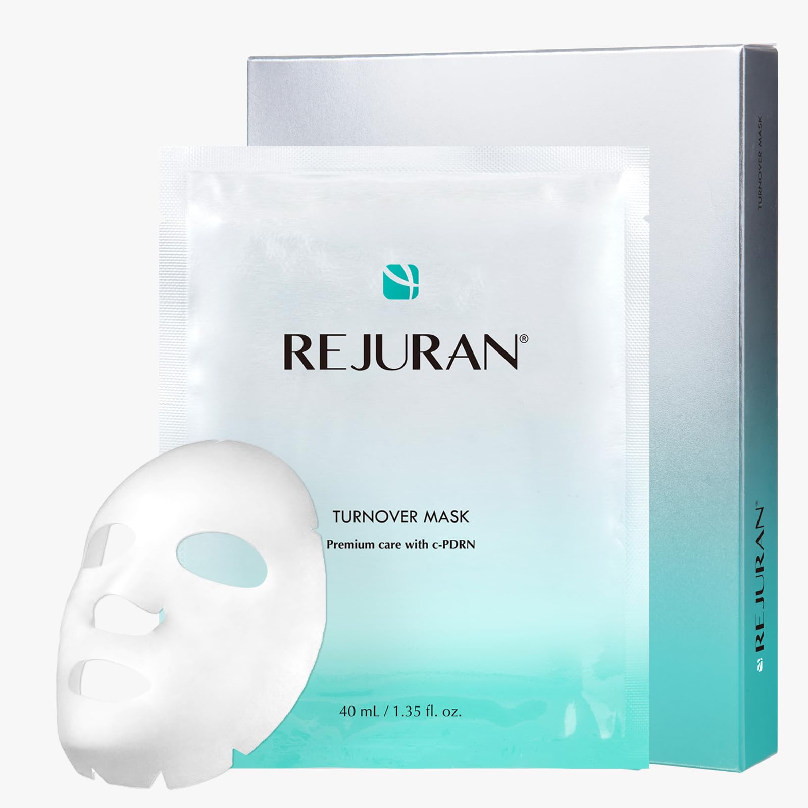 

REJURAN Turnover Mask Firms Dry Skin Moisturizing Face Mask Pack Rejuran [Official] (5 sheets) c-PDRN