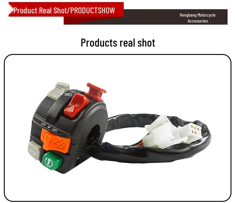 Southeast Asia Motorcycle 7-Function Multi-Use Handlebar Switch for N MAX 155