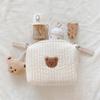 Cute Embroidery Bag for Baby Stroller with Hook Nappy Bag Baby Diaper Bag for Baby Accessories Mom Bag for Baby Things
