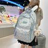 Niche Design Backpack Women's New Casual Cow Pattern Backpack Ins High School College Student Schoolbag Tide