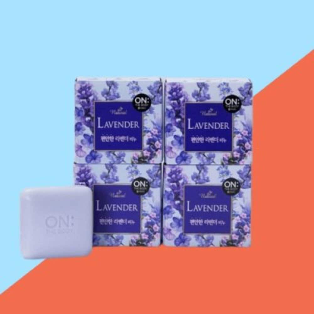 

Мыло для тела и лица The Natural Lavender Soap 90г 4 упаковки