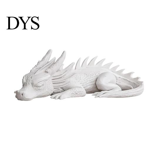 Unique Birthday Gifts for Men Women 3D Printed Baby Dragon Figurine, Cute Sleeping Statue, Creative Dormant Models Fantasy Figure Ornament Home Office