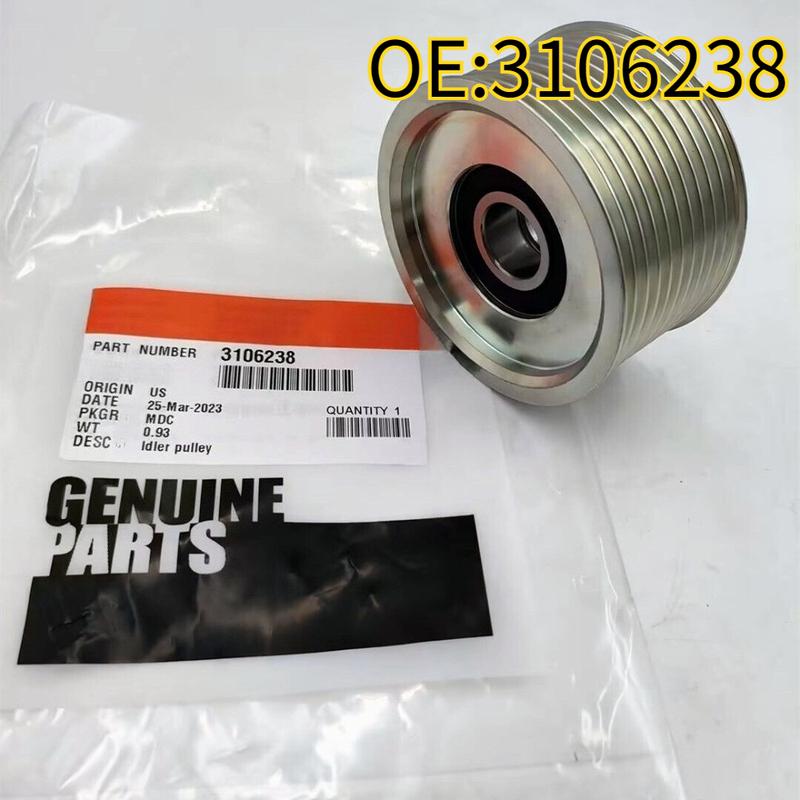 High quality New For 3106238 NEW US STOCK Cummins Idler Pulley Fits Cummins ISX/QSX 12.0L engines 3106238