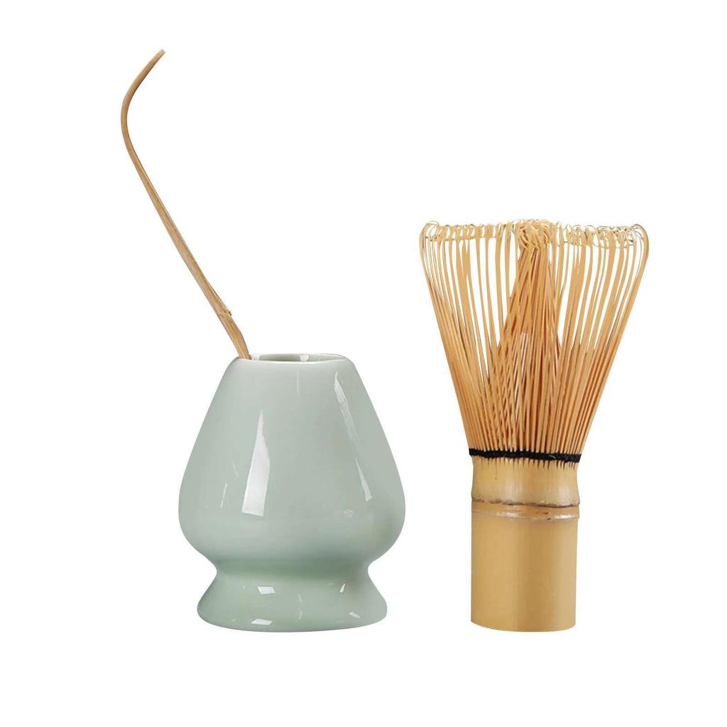 3/4pcs Matcha Set Bamboo Whisk Scoop Ceramic Matcha Bowl Home Tea-making Tools Accessories Matcha Tea Set Birthday Gifts