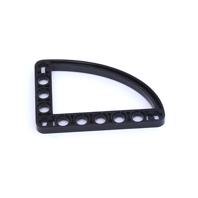 Compatible With Building Block 32251 Small Particle Building Block Technology Spare Parts 6111179 Black 5X7 Sector Arm Thin