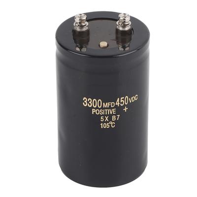 Bolt Pin Electrolytic Capacitor 450V 3300uf Aluminium Electrolysis Dielectric Capacitor for