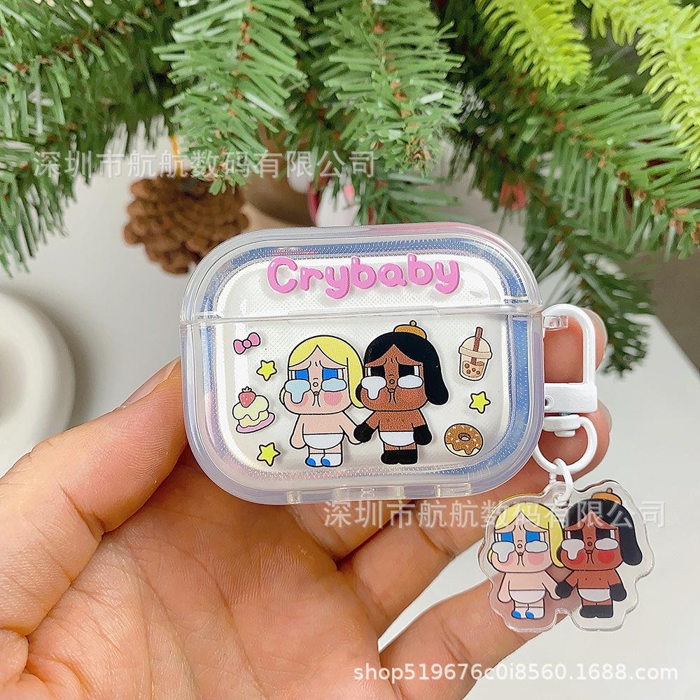 Cute hand crying baby suitable for AirPods 1 protective case 1/1 generation Apple AirPods pro1 earphone case female