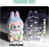 Clear Bag Keychain for LABUBU Plush Doll,Hanging Display Case,Protective Case,Plastic PVC Storage Box Party Gifts