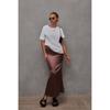 Solid Color Fish Tail Wrapped Hip Skirt Pure Color Fishtail Sheath Skirt