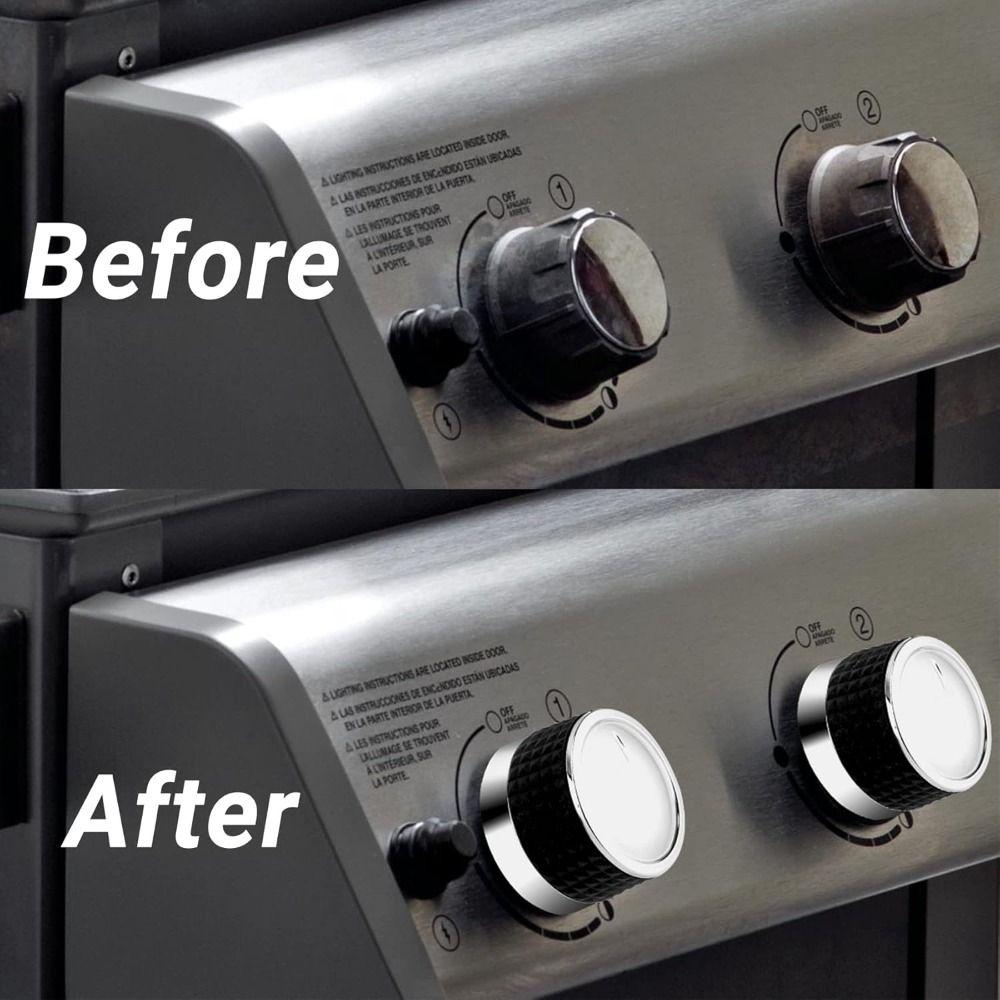 Plastikowe Pokrętła Sterujące Grillem Chromowane Pokrętło Przełącznika Nowe Części Zamienne do Grilli Gazowych