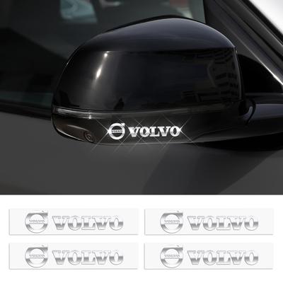 2/5/10 Stück Metall-Emblem Auto-Deko Aufkleber Auto-Fenster Wischer Aufkleber für XC90 XC60 C30 T6 C70 XC40 XC70 V70 V50 S80 S40