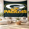 Green Bay Packers Wall Tapestry, Soft Fabric Wall Hanging, Decorative Backdrop For Bedroom Home Wall Art