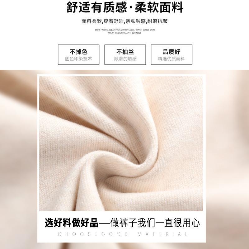 Fleece Glutinous Rice Pants Women's New Autumn and Winter Yamamoto Pants Drape Straight Loose Lazy Small Wide-leg Pants
