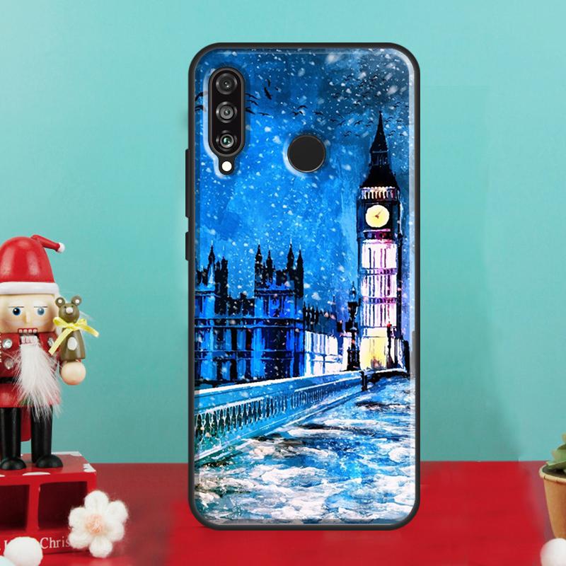 

Retro Winter Snow London For Huawei Nova 12i 12s 11i 8i 9 10 SE Y90 Y60 Y70 Y72 Y73 Y61 Y91 P30 P40 Lite P60 Pro Case Huawei P30 Lite