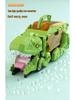 3-in-1 Transforming Dinosaur Toy Car Set for Kids Aged 3-5 with Mini Car Storage