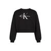 Childrens/Kids Glitter Logo Regular Crop Sweatshirt