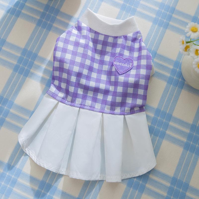 Pet Dress Cat Suspender Skirt Dog Clothes Summer Teddy Than Bear Universal Small Puppy Spring Summer Thin